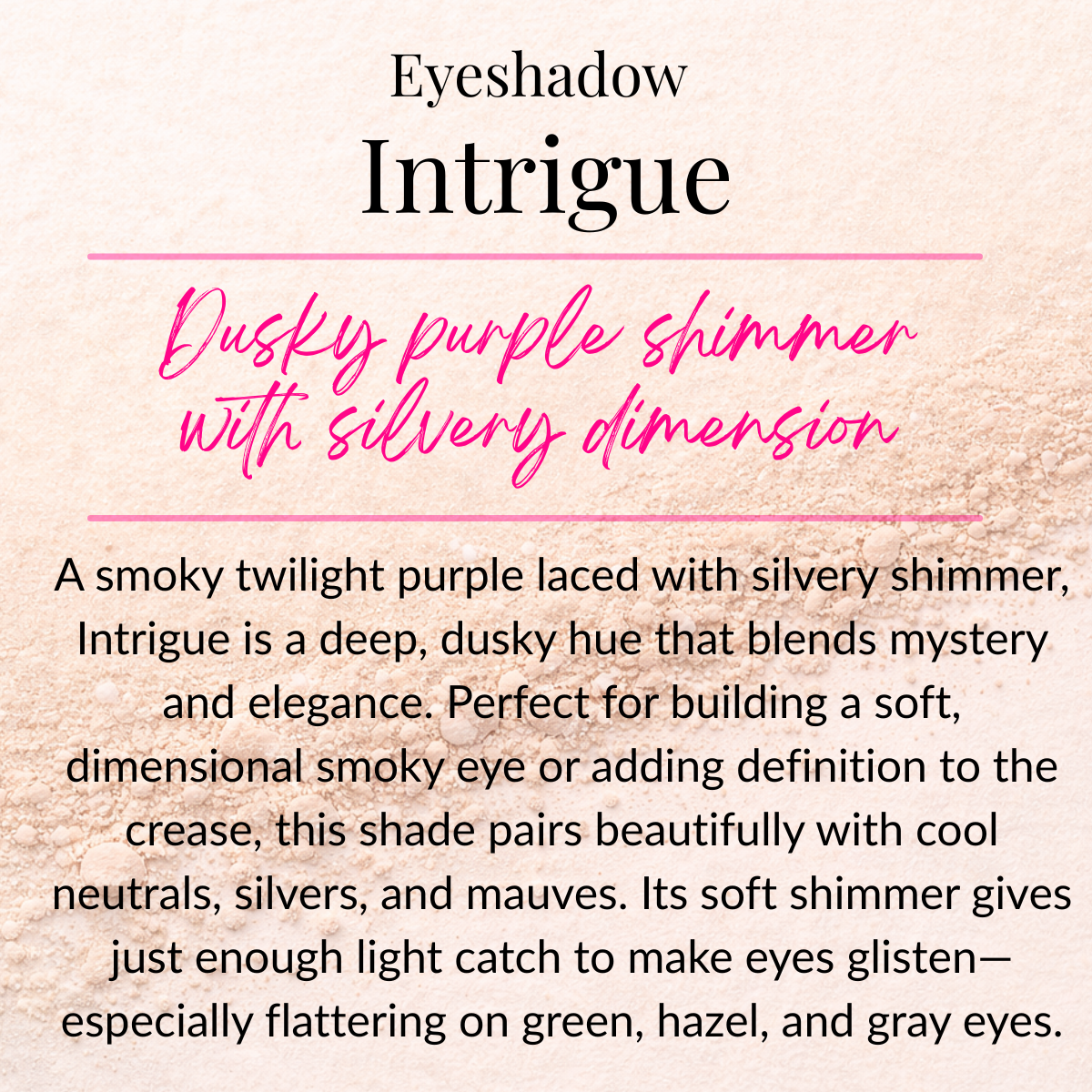 Mineral Powder Eye Shadows
