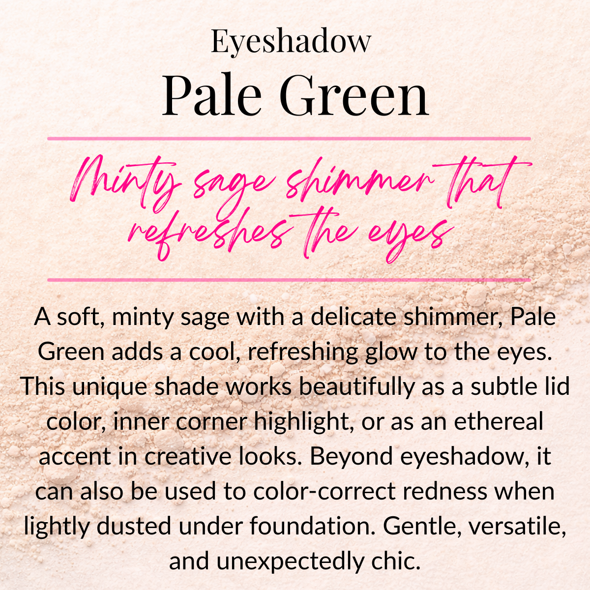 Mineral Powder Eye Shadows