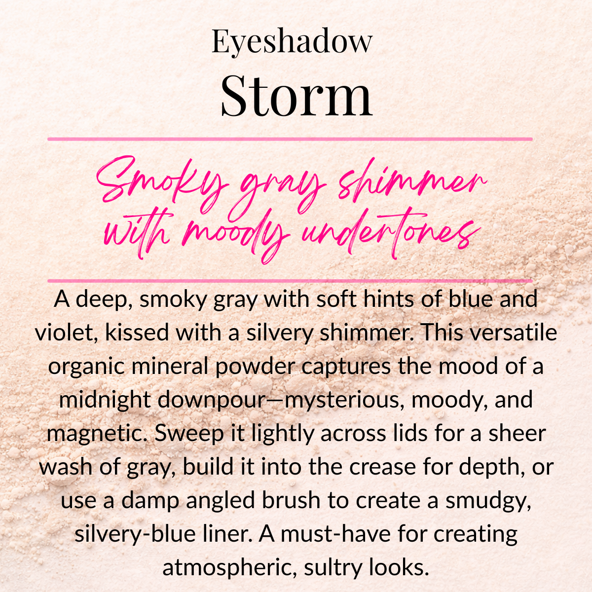 Mineral Powder Eye Shadows